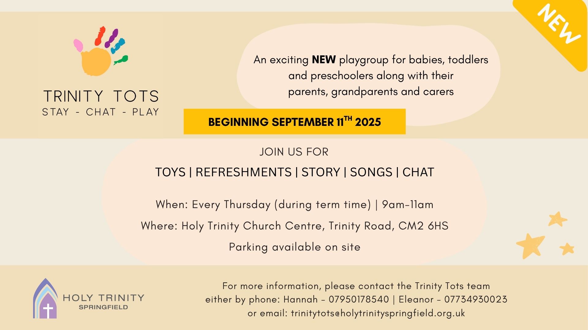 Trinity Tots Website Banner